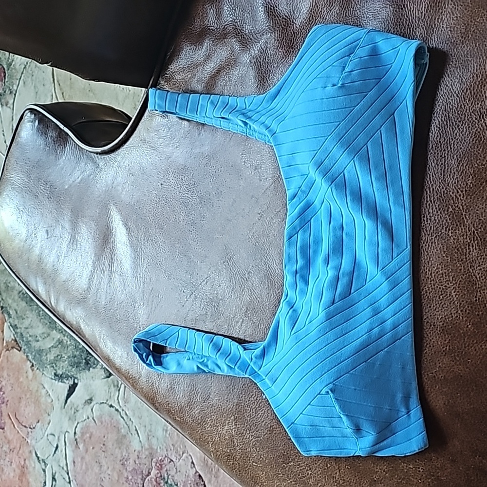 Aerie light blue bikini top